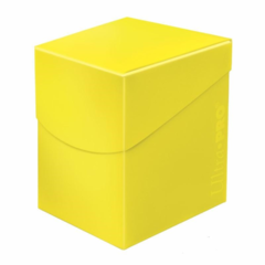 ULTRA PRO: ECLIPSE DECK BOX - LEMON YELLOW PRO 100+ 85690
